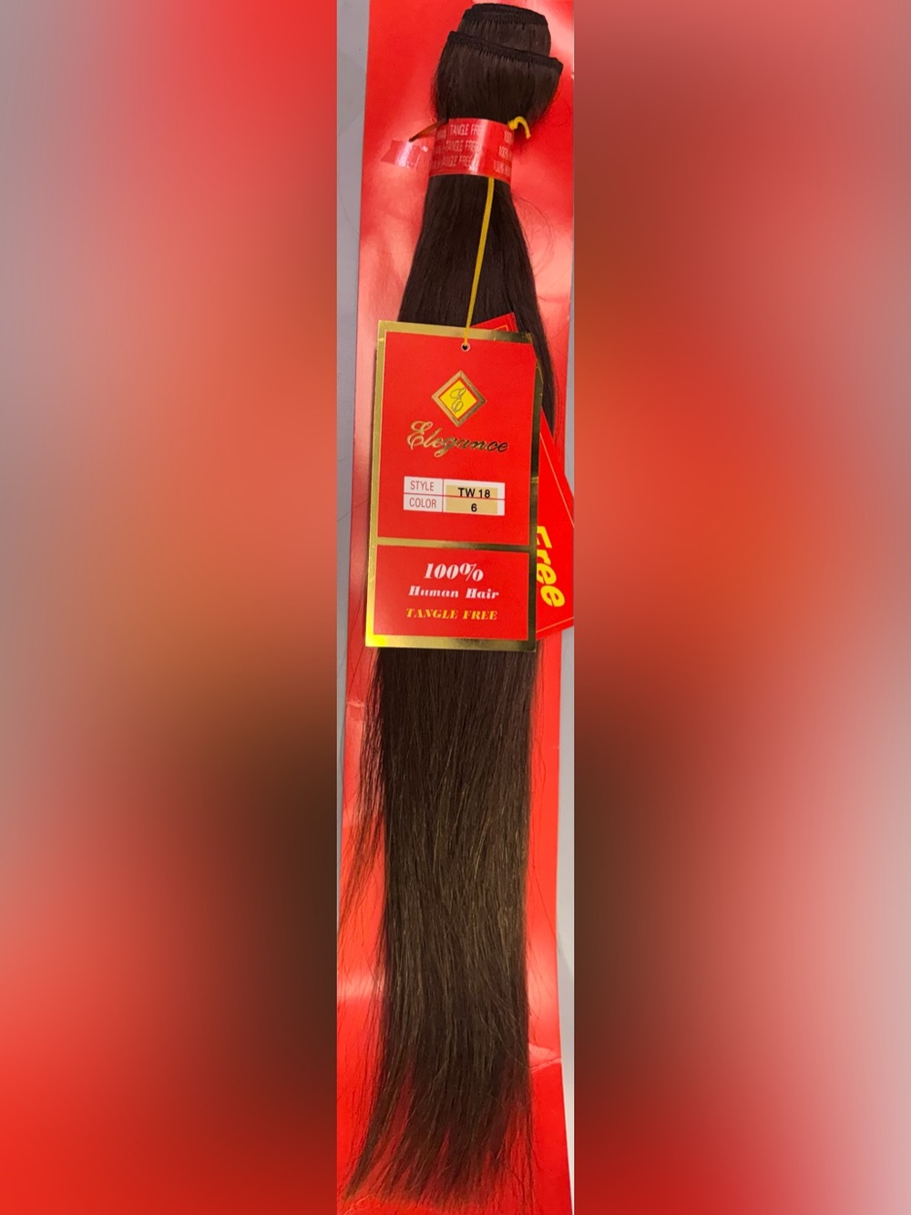 Elegance. 100% human hair. Straight.